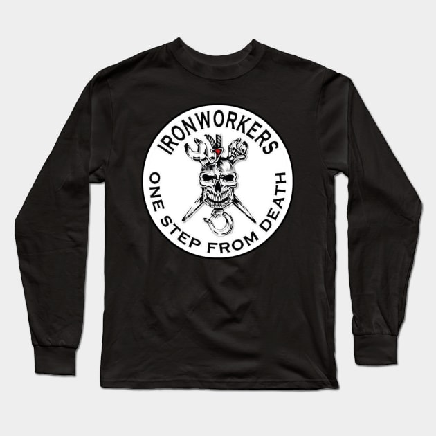 Ironworkers Long Sleeve T-Shirt by QrkyTees